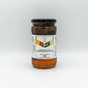 Borcanul cu AromaImunitate – Miere cu plante aromatice
